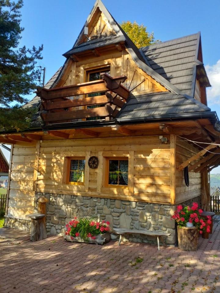 Goralski Domek Z Kominkiem - Highlander Wooden House 穆扎希赫尔 外观 照片