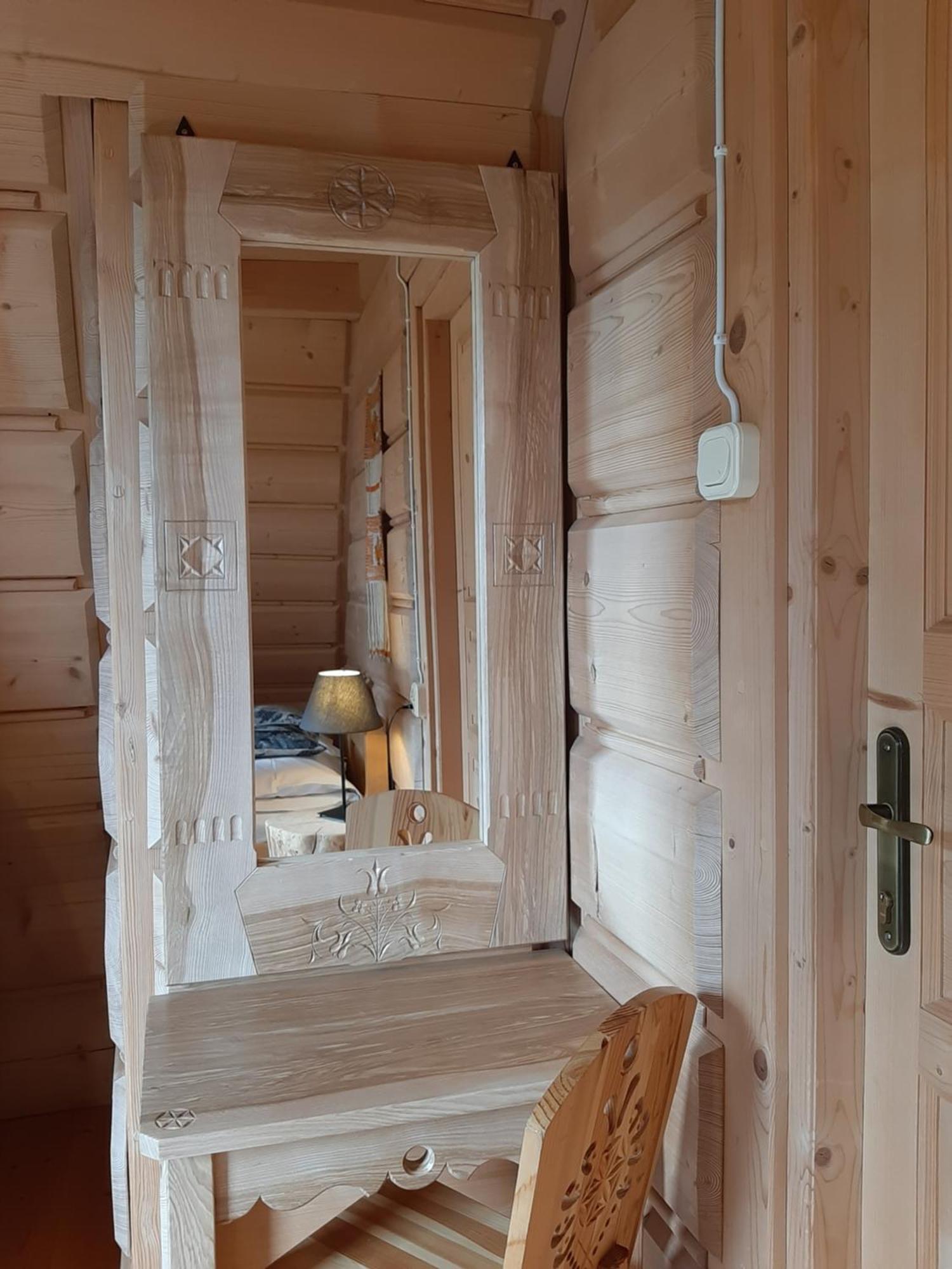 Goralski Domek Z Kominkiem - Highlander Wooden House 穆扎希赫尔 外观 照片