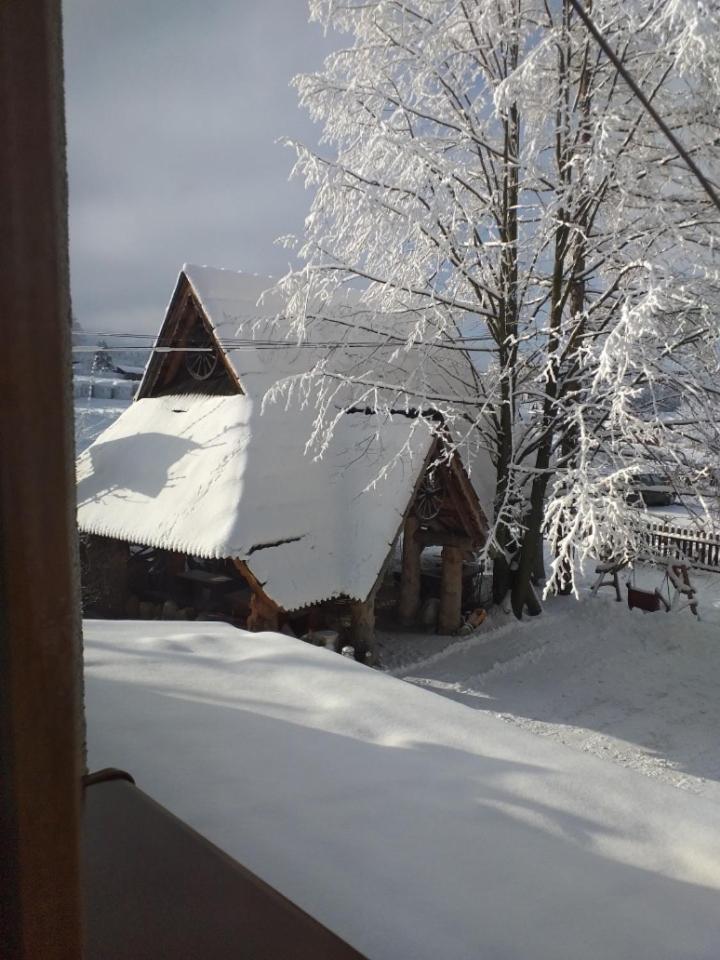 Goralski Domek Z Kominkiem - Highlander Wooden House 穆扎希赫尔 外观 照片